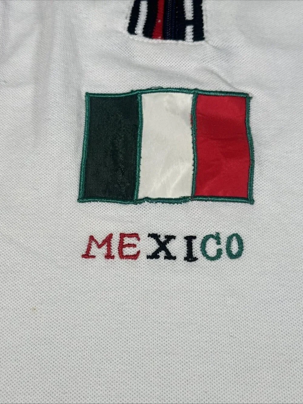 90s 1994 France98 By Adidas Mexico World Cup Polo Shirt Mens XL Soccer Vintage